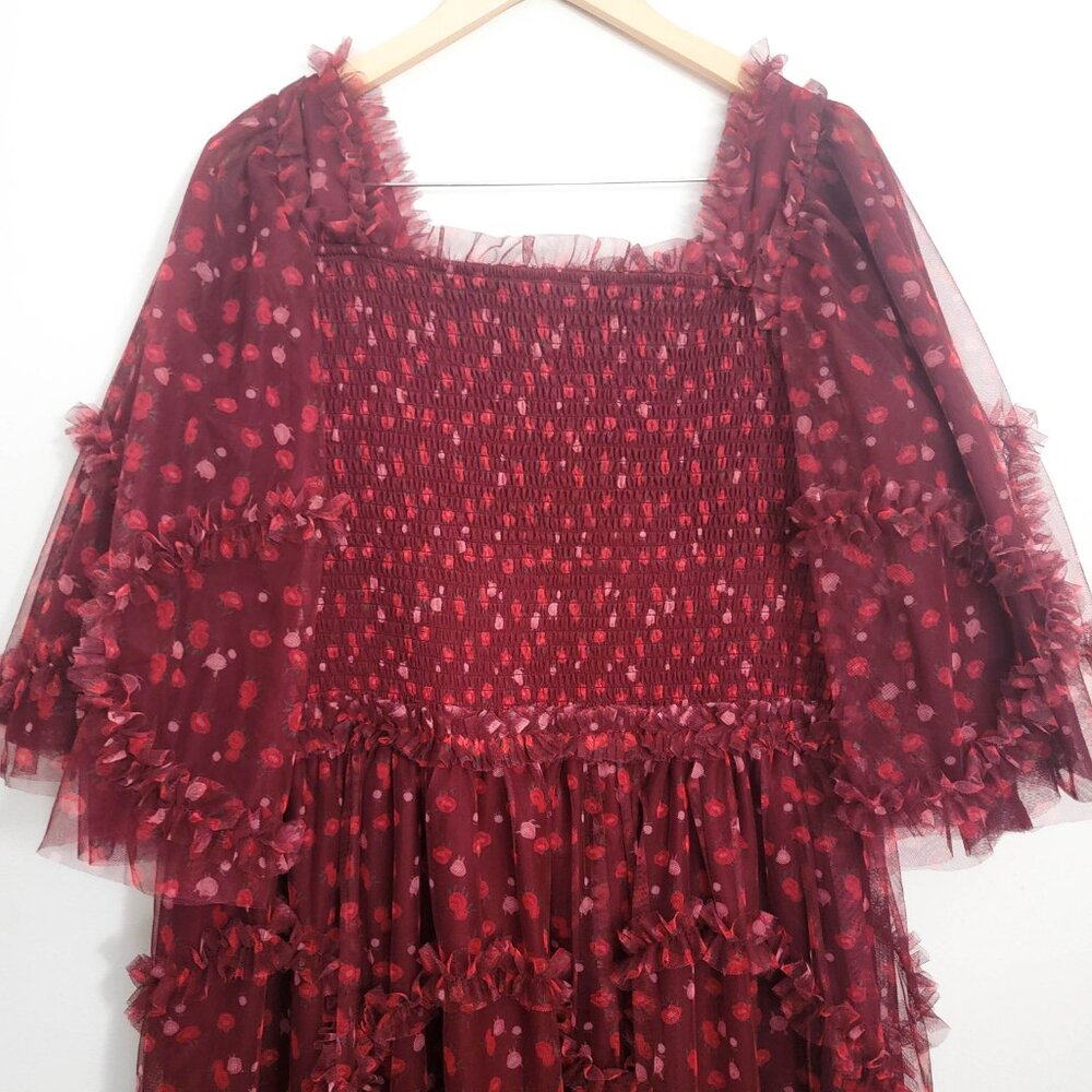 Jessakae Ever After Maxi Dress in Burgundy 2X NWT - Picture 4 of 10